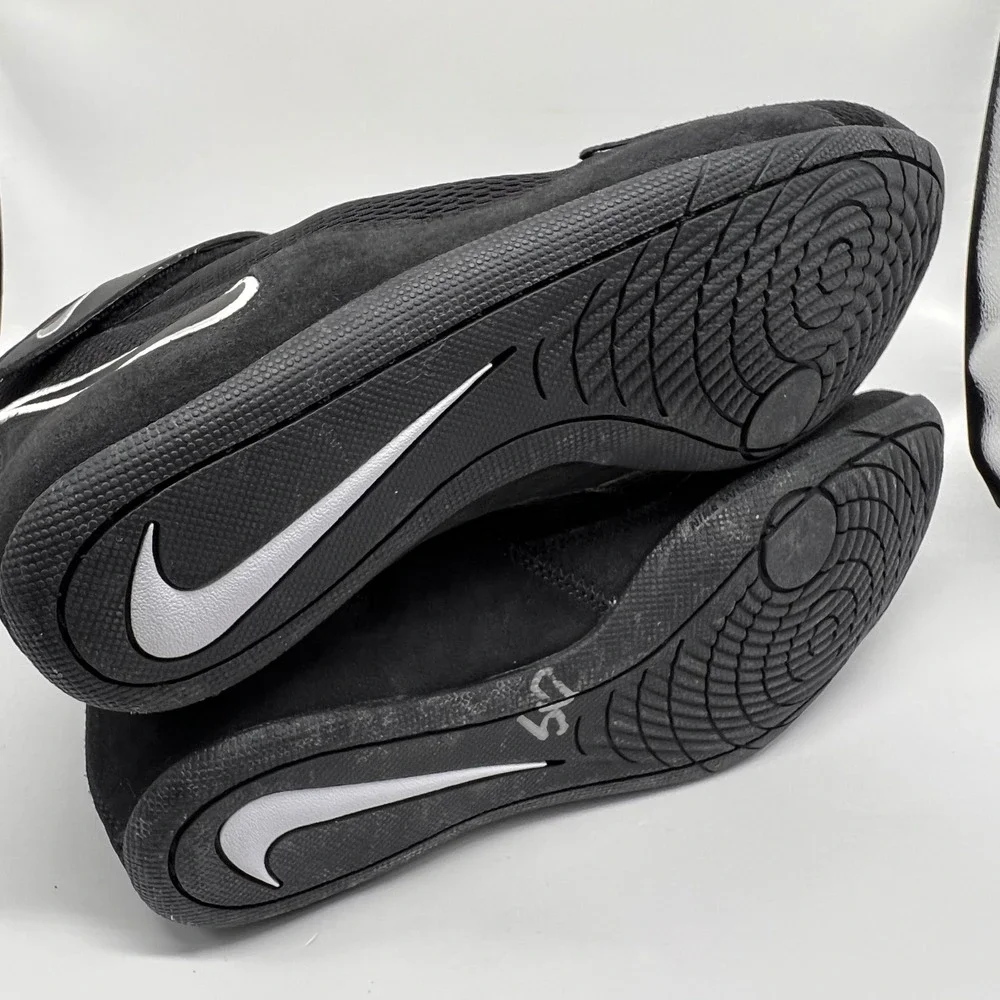 Nike Speedsweep VIII Wrestling Shoes Mens 11 Black Wolf Grey HF9132-001 High Top